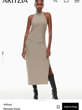 wilfred crochet dress Aritzia, Wilfred, extra small, black,